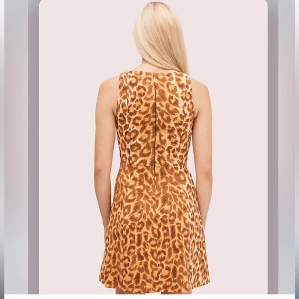 Kate Spade Ladies Size Small Animal Print Casual Dresss